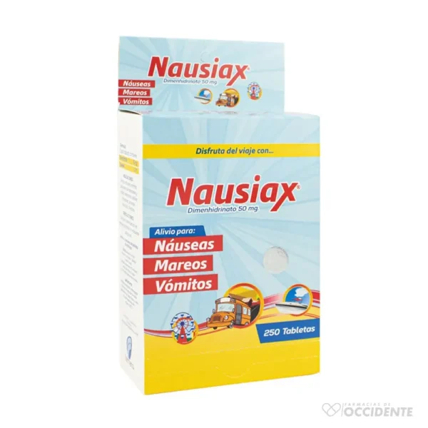 NAUSIAX TABLETAS 50MG X 250 (Dispensador)