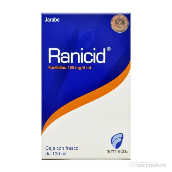 RANICID JARABE 150MG/5ML X 100ML