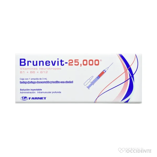 BRUNEVIT AMPOLLA 25 000 X 1