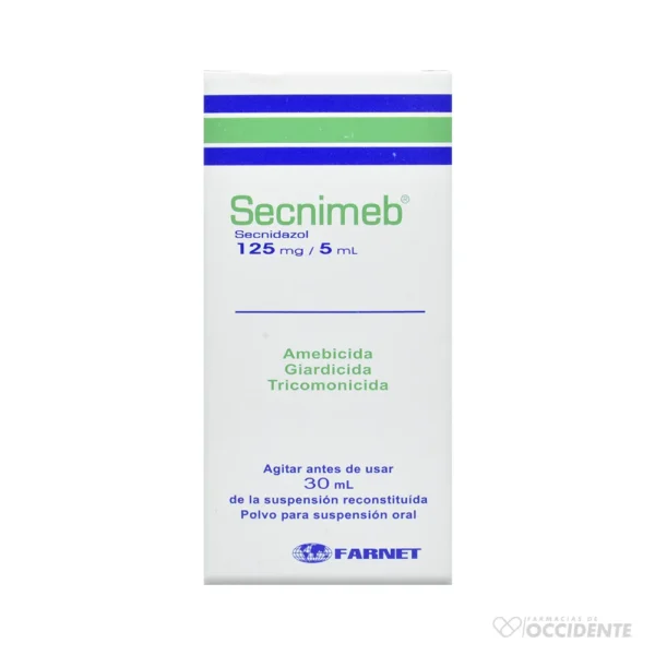 SECNIMEB SUSPENSION 125MG/5ML X 30ML