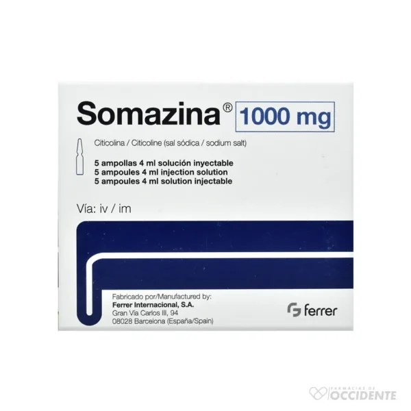 SOMAZINA INYECTABLE 1GR. X 5