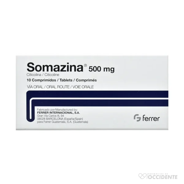 SOMAZINA TABLETA 500MG X 5 (CAJA DE 2 BLISTER)