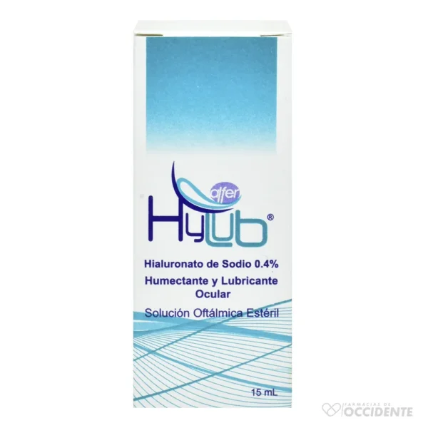 HYLUB SOLUCION OFTALMICA 4% x 15ML