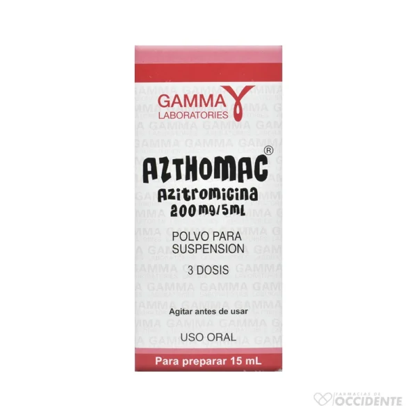 AZTHOMAC SUSPENSION 200 MG X 15 ML