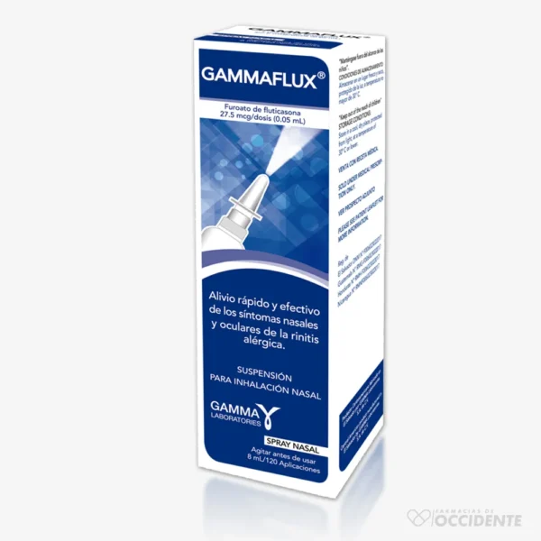 GAMMAFLUX 27.5MCG X 120 DOSIS