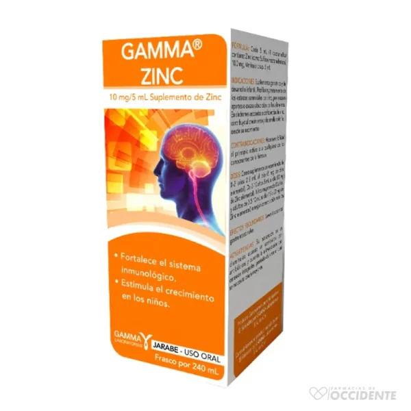 GAMMAZINC JARABE 10MG/5ML X 240ML