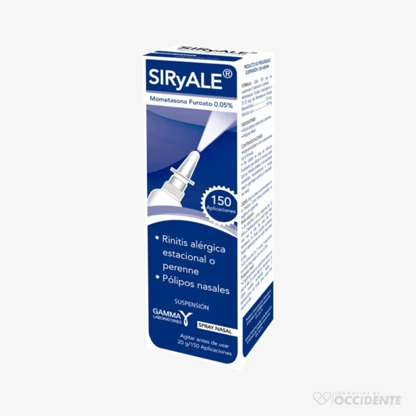 SIRYALE SPRAY NASAL 50MCG x 20G/150 APLICACIONES