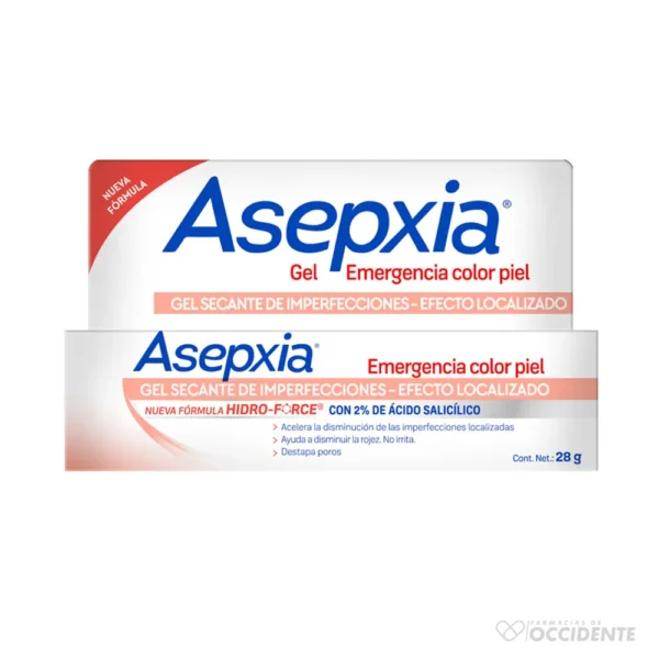 ASEPXIA GEL CAMOUFLAGE 28G (EMERGENCIA COLOR PIEL)