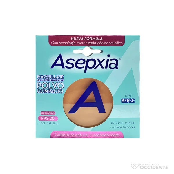 ASEPXIA MAQUILLAJE BEIGE CLARO 10G NP