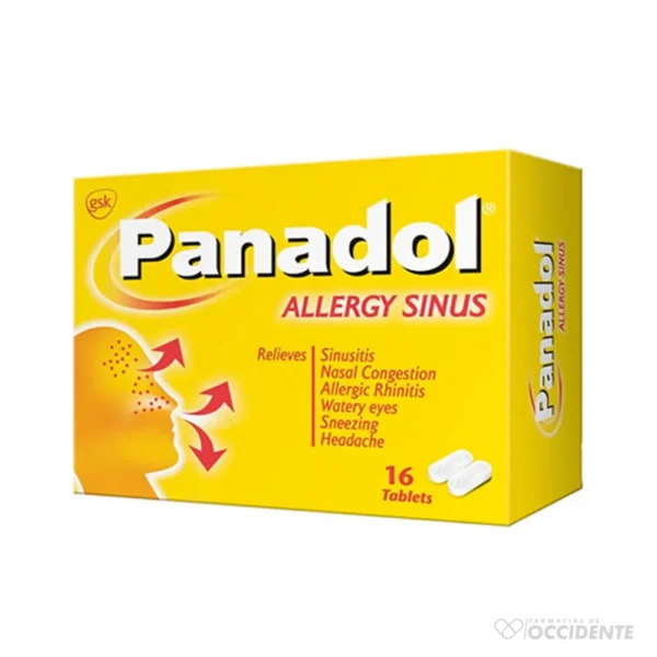 PANADOL ALERGIA Y SINUSITIS X 16