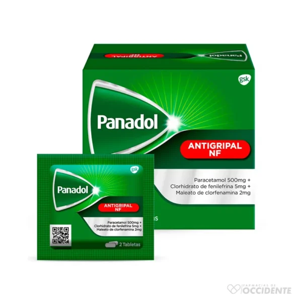 PANADOL ANTIGRIPAL X 12 TABLETAS