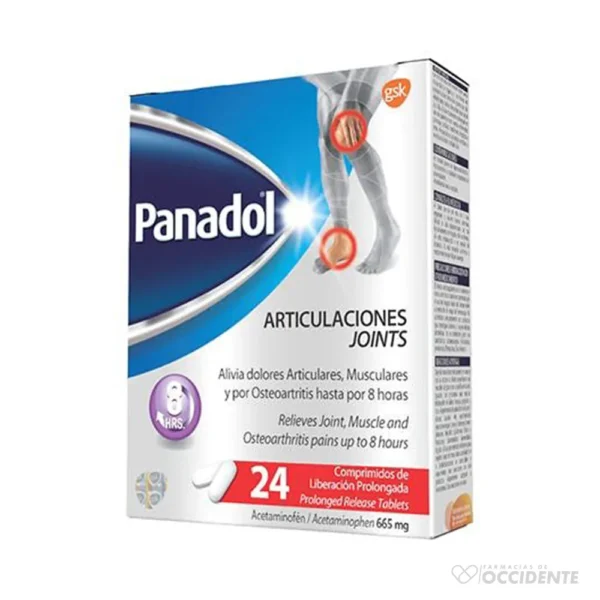 PANADOL ARTICULACIONES X SOBRE DE 4TAB (CAJA DE 6 SOB)