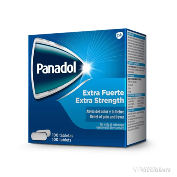 PANADOL EXTRA FUERTE X SOBRE DE 2 (CAJA 50 SOB)