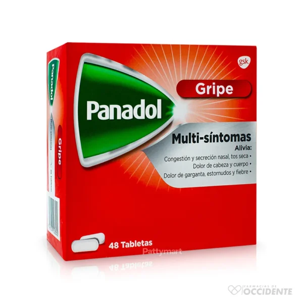 PANADOL MULTISINTOMAS X SOBRE DE 2 TAB (CAJA 24 SOBRES)