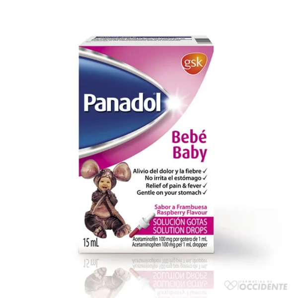 PANADOL NIÑOS GOTAS X 15 ML