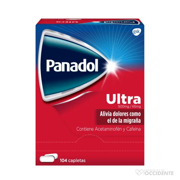 PANADOL ULTRA X SOBRE 2 TAB (CAJA 50 SOBRES)