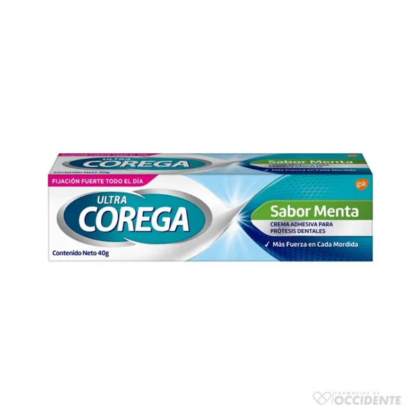 ULTRA COREGA CREMA ADHESIVA 40 GRAMOS MENTA