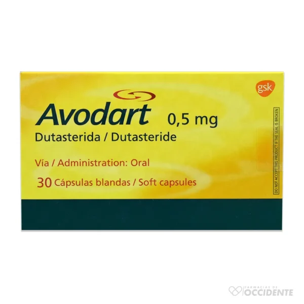 AVODART CAPSULAS 0.5MG X 30