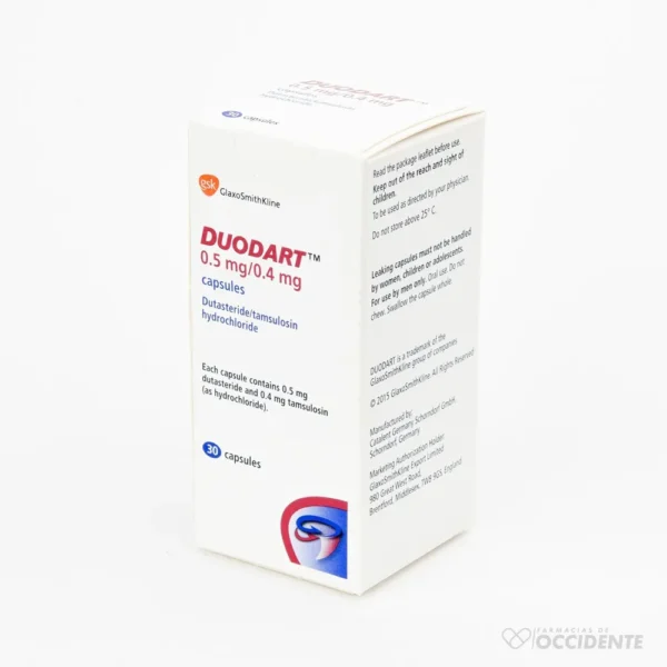 DUODART CAPSULAS 0.5MG/0.4MG X 30