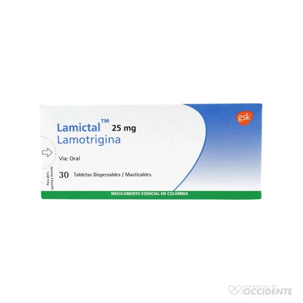 LAMICTAL TABLETAS 25MG X 30