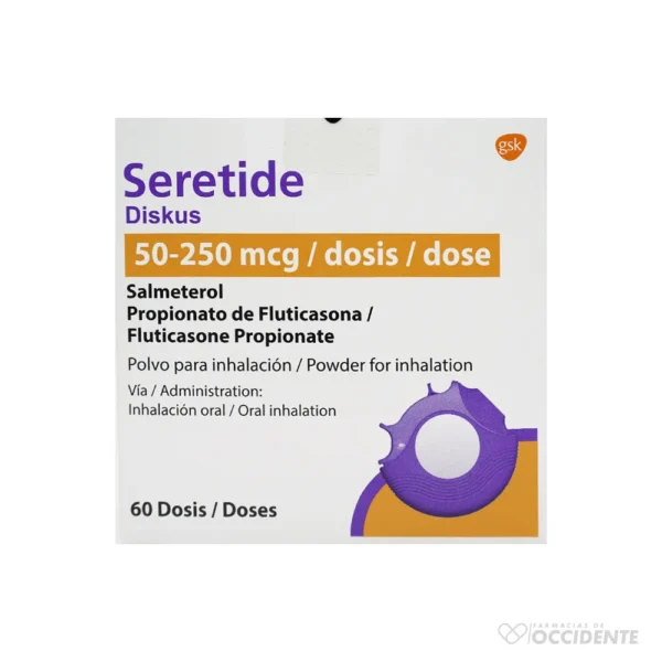 SERETIDE DISKUS 50/250MCG X 60 DOSIS