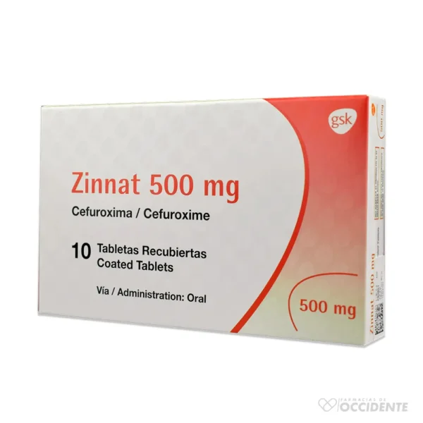 ZINNAT 500 MG.X 10 TABS.