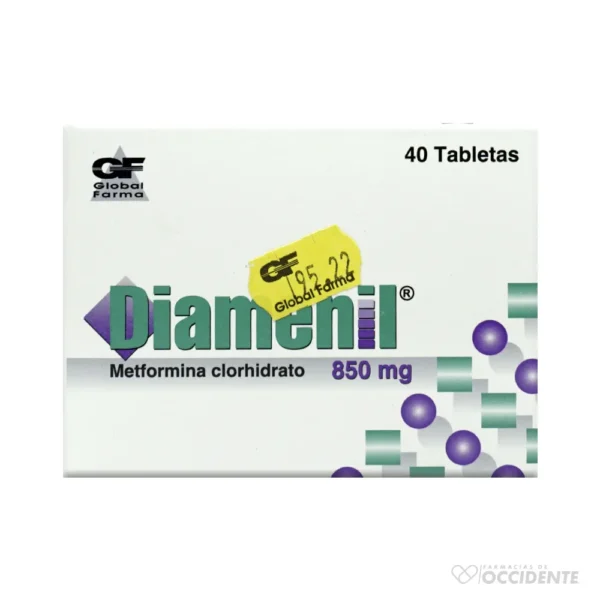 DIAMENIL TABLETAS 850MG X 40