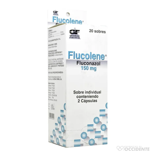 FLUCOLENE CAPSULAS 150MG X 2