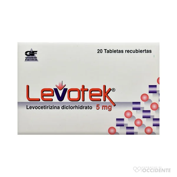 LEVOTEK TABLETAS 5MG X 10