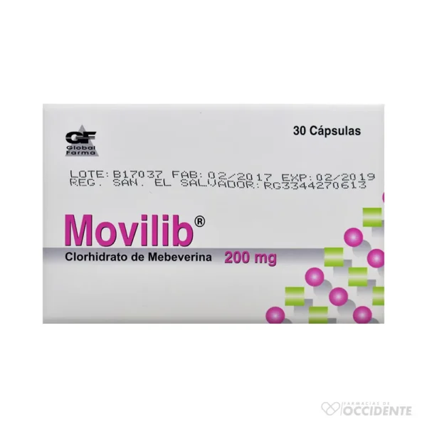 MOVILIB CAPSULAS 200MG X 30