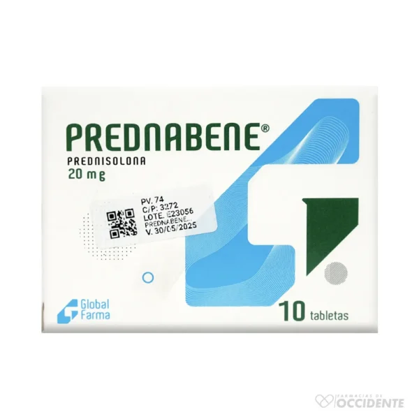 PREDNABENE TABLETAS 20MG X 10