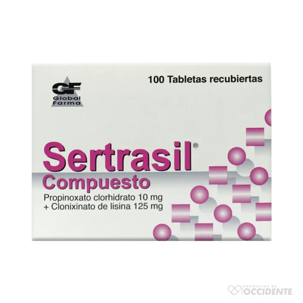 SERTRASIL COMPUESTO X 1 TABLETA (CAJA 100)