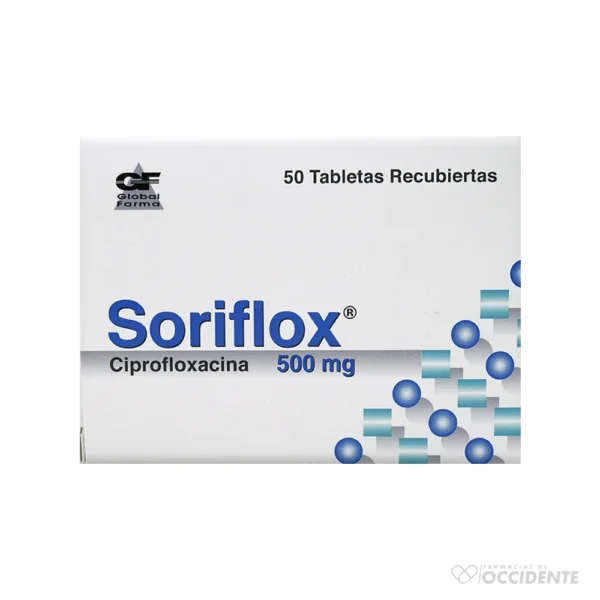 SORIFLOX TABLETAS 500MG X 1 (CAJA 50 UNIDADES)