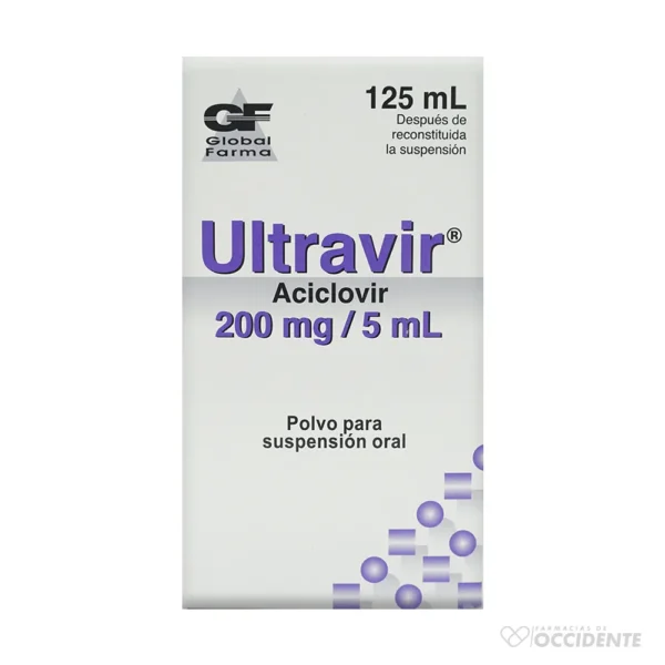 ULTRAVIR SUSPENSION 200MG X 125ML