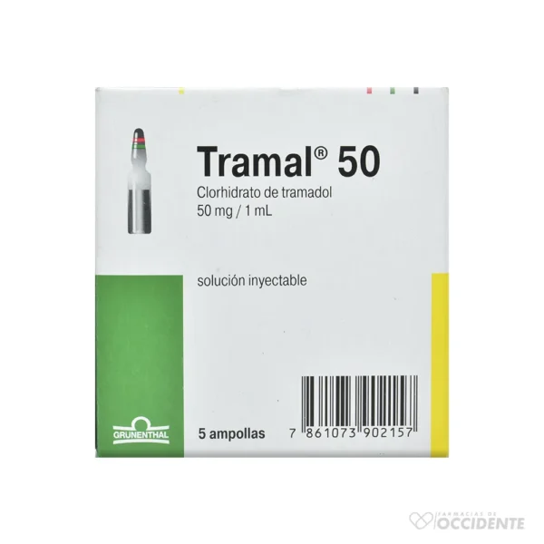 TRAMAL 50 MG X 5 AMP.