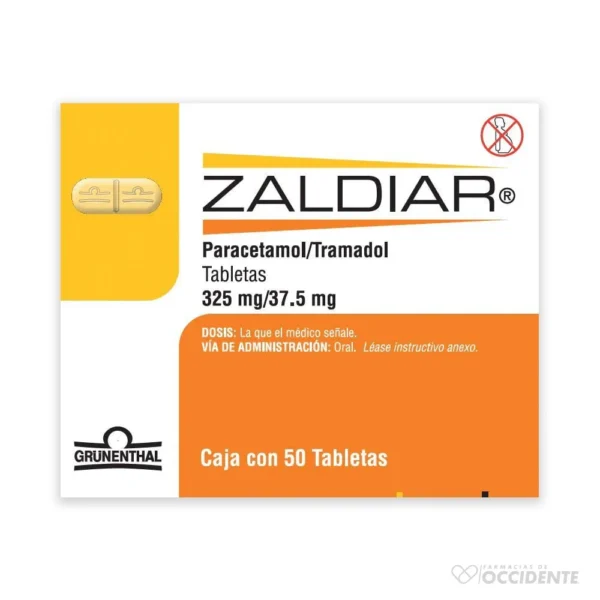 ZALDIAR COMPRIMIDOS 37.5/325MG X1 (CAJA 50 TAB)