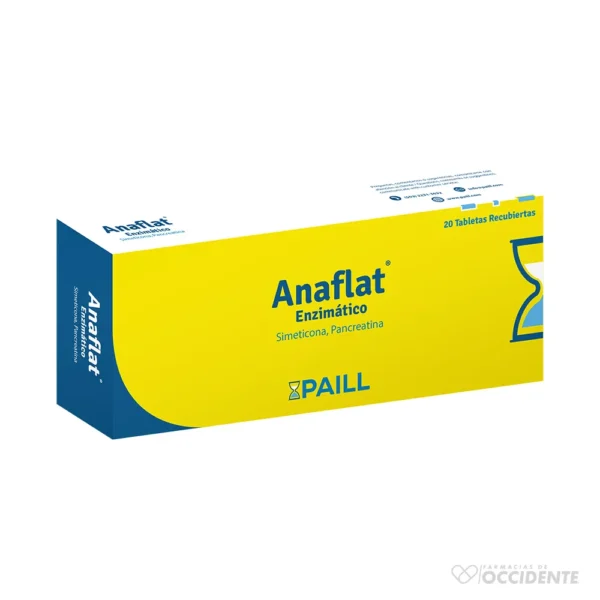 ANAFLAT ENZIMATICO TABLETAS X 20