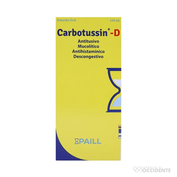 CARBOTUSSIN D JARABE X 120ML