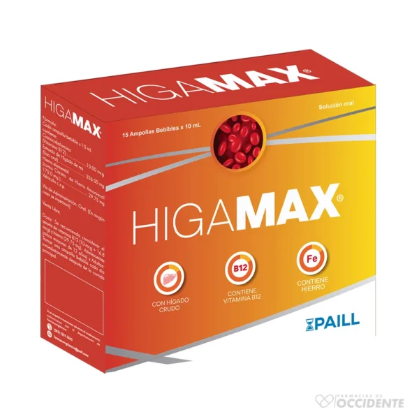 HIGAMAX AMPOLLA BEBIBLE 10ML X 15