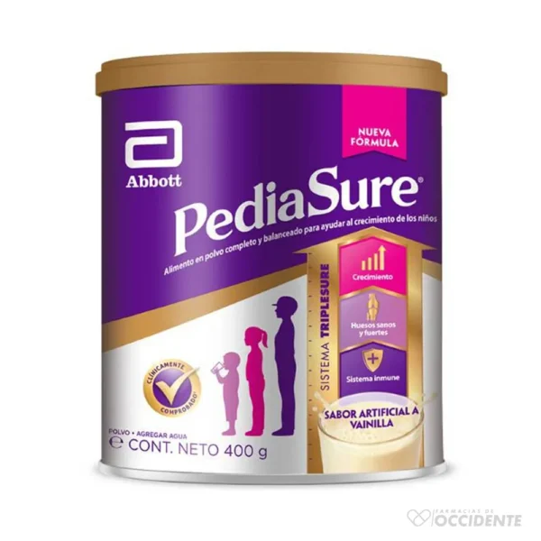 PEDIASURE PLUS TRIPLE VAINILLA x 400G