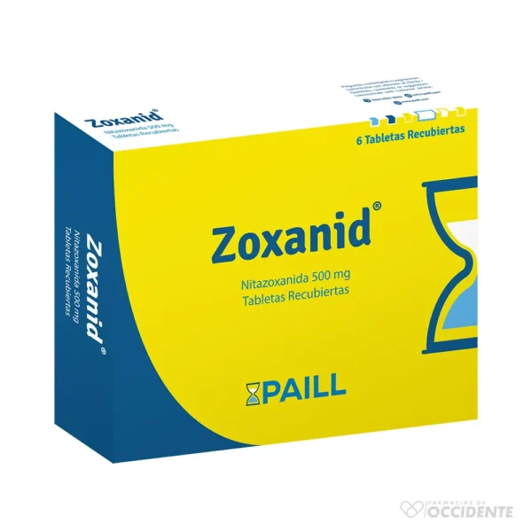 ZOXANID GRAGEAS 500MG X 6