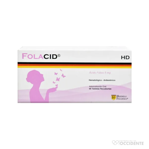 FOLACID TABLETAS 5MG X 60