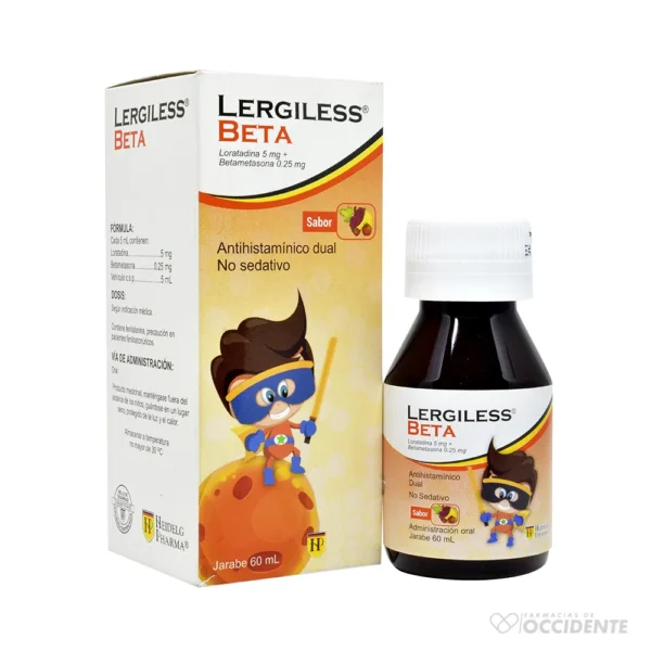 LERGILESS BETA JARABE X 60ML – Farmacias de Occidente