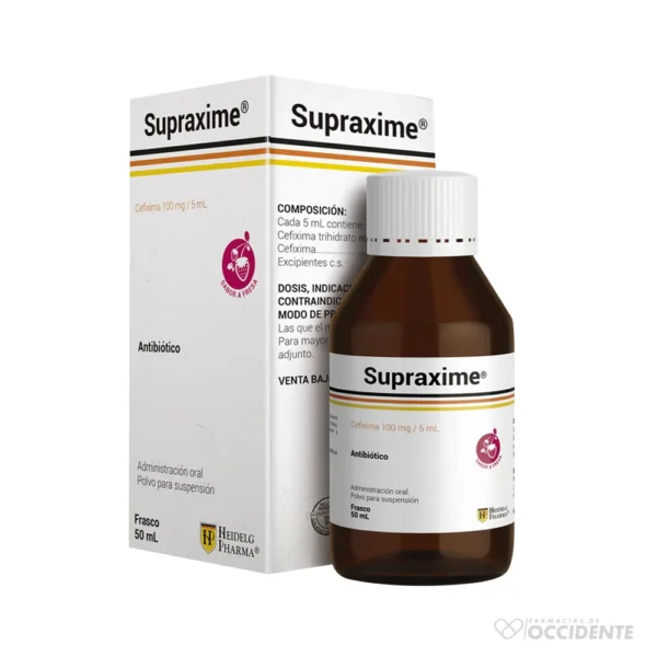 SUPRAXIME POLVO P/SUSP 100MG/5ML X 50ML