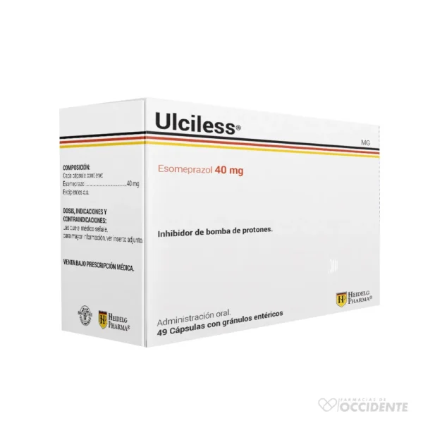 ULCILESS CAPSULAS 40MG x 14