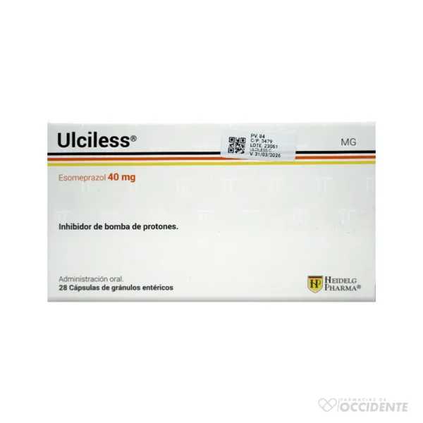 ULCILESS CAPSULAS 40MG X 28