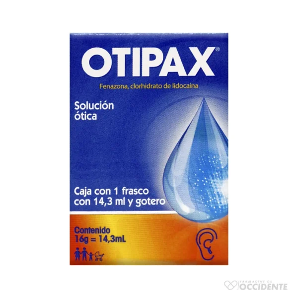 OTIPAX SOLUCION OTICA 16G X 14.3ML