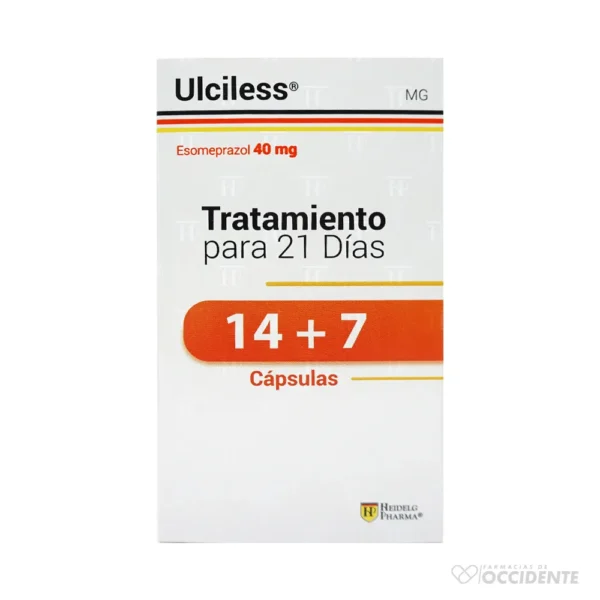 ULCILESS CAPSULAS 40MG X 14+7