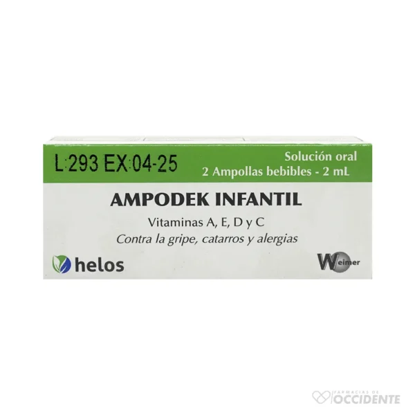 AMPODEK AMPOLLA INFANTIL 2ML X 2