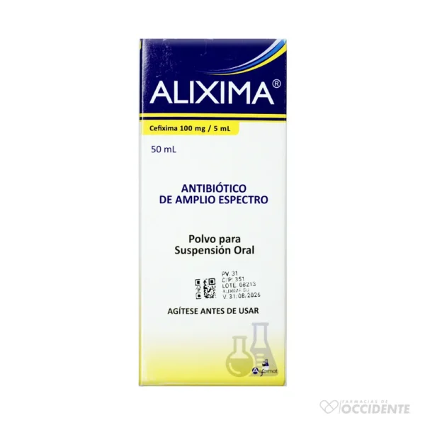 ALIXIMA SUSPENSION 100MG/5ML X 50 ML